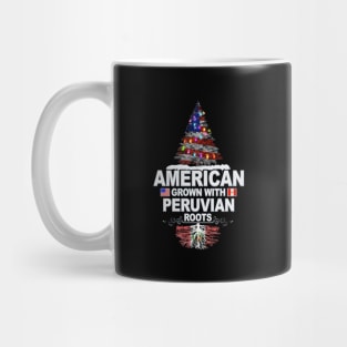 Christmas Tree  American Grown With Peruvian Roots - Gift for Peruvian From Peru Mug